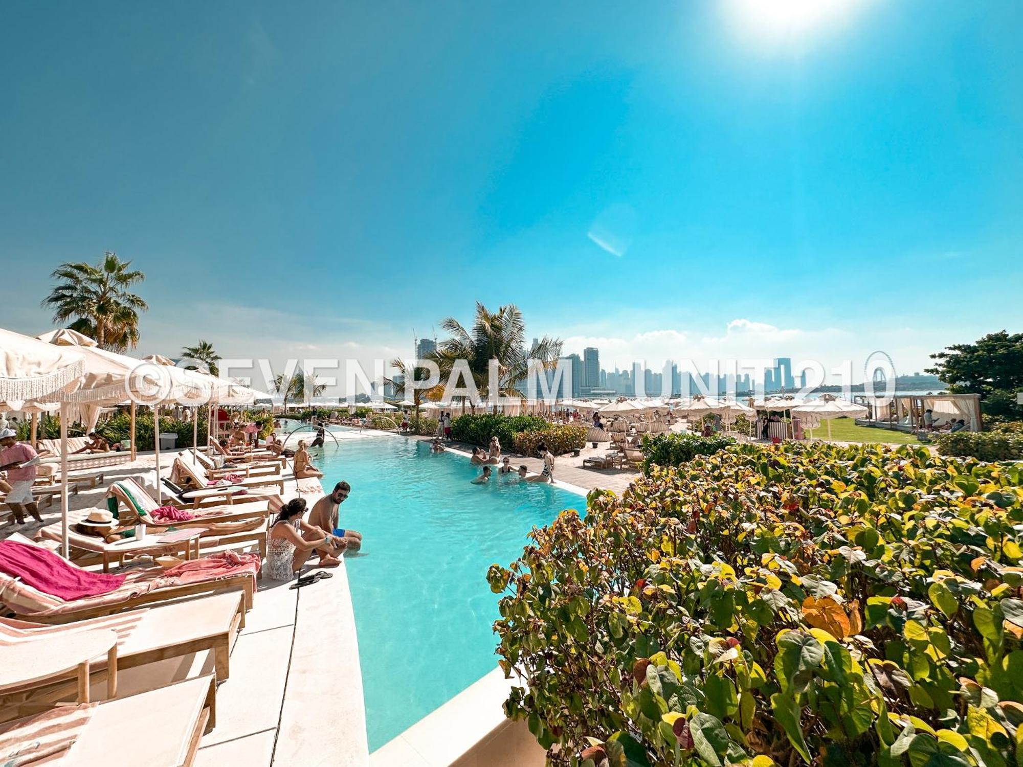 Luxus-Studio Mit Private Beach In Top-Lage, Meerblick & Infinity Pool! Dubaj Zewnętrze zdjęcie