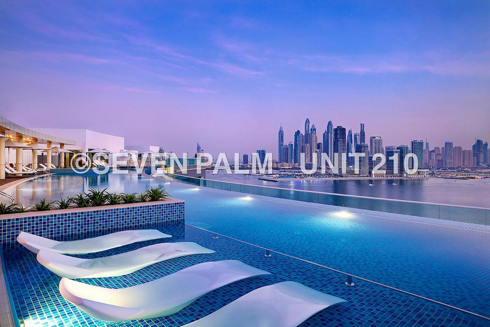 Luxus-Studio Mit Private Beach In Top-Lage, Meerblick & Infinity Pool! Dubaj Zewnętrze zdjęcie